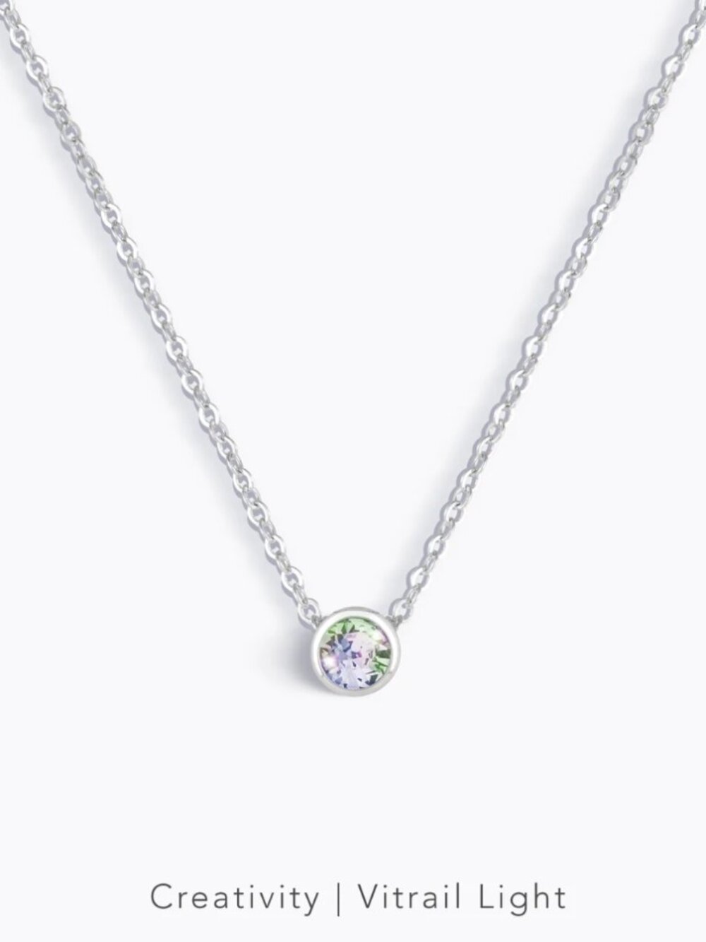 Lifestones Costa Necklace – Swarovski Crystal – Adjustable 20” – Creativity